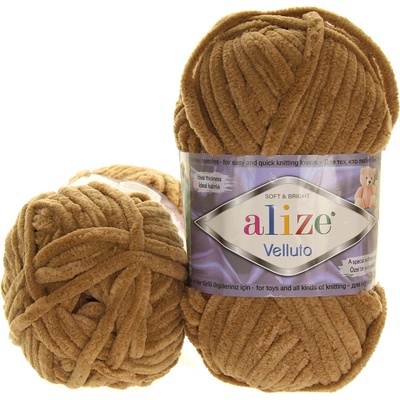 Alize Velluto 199 oříšková
