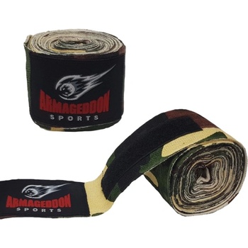 ARMAGEDDON Boxing Hand Wraps 4.5 m - Camouflage/ Камуфлажен Боксови Бинтове 4.5 м [4.5 Метра]