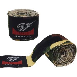 ARMAGEDDON Boxing Hand Wraps 4.5 m - Camouflage/ Камуфлажен Боксови Бинтове 4.5 м [4.5 Метра]