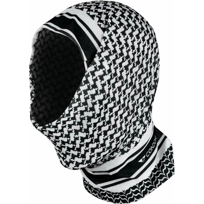 CONDOR OUTDOOR Šátek MULTI-WRAP multifunkční SHEMAGH ČERNO-BÍLÝ