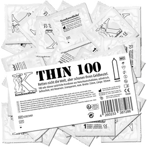 Kondomotheke THIN: 100 sensitive condoms