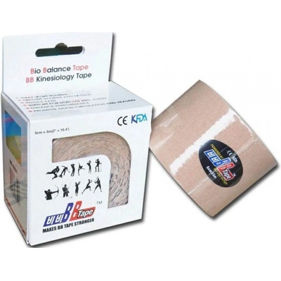 BB tape ICE silk béžová 5 cm x 5 m