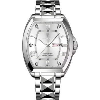 Poedagar Часовник poedagar to-35007 - Сребърен kp35007 (to-35007)