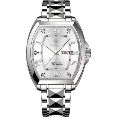 Poedagar Часовник poedagar to-35007 - Сребърен kp35007 (to-35007)