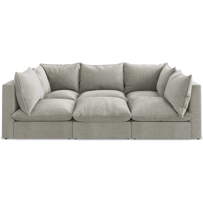 Светлосив диван 255 cm Manao - Makamii (MANAO_PIT_41_P1_C6)