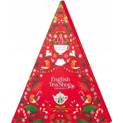 English Tea Shop 25 pyramidových sáčků červený Trojúhelník