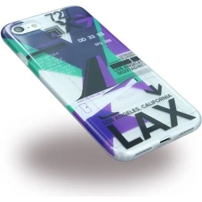 BENJAMINS Луксозен Калъф за iPhone SE 2022/2020 8/7, Benjamins Los Angelis LAX Soft Case, Цветен (BJ7AIRLAX)
