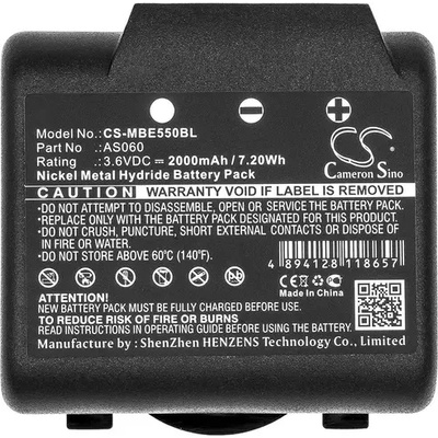 Cameron Sino Батерия за дистанционно управление за кран iMET BE5500, M550S ZEUS AS060 NIMH 3, 6V 2000mAh Cameron Sino (CS-MBE550BL)