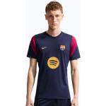 Nike Мъжка футболна фланелка Nike FC Barcelona Strike Soccer Dri-Fit blackened blue/noble red/mineral yellow