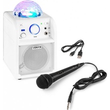 Vonyx SBS50W Bateriová karaoke BT sada s bezdrátovým mikrofonem a světelným efektem