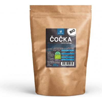 Allnature Šošovka čierna beluga bio 0,5 kg