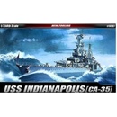 Academy Model Kit loď 14107 USS CA 35 INDIANAPOLIS 1:350