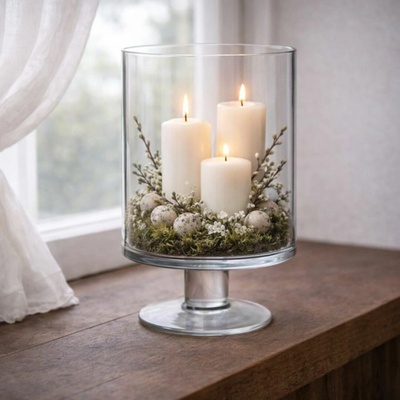 Wikholm Form Skleněná mísa na noze Laila vyšší M – Sleviste.cz