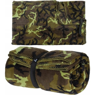 MFH int. comp. Deka fleece maskovaná vz.95 Les 200x150