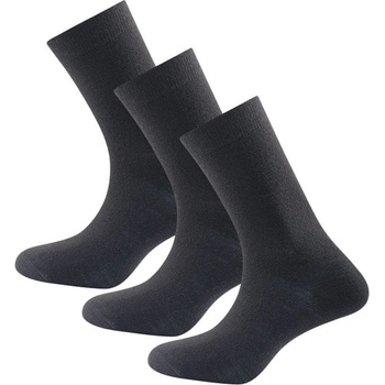 Devold ponožky Daily Light Sock 3 Pack Black