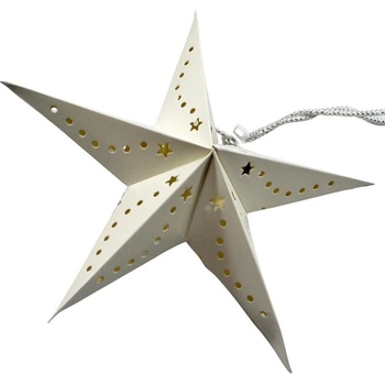 HOME Vianočná hviezda 5 LED 35 cm