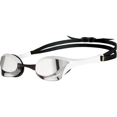 arena Cobra Ultra Swipe Mirror Unisex Race Swimming Goggles for Adults, Diving Goggles with Curved Mirror Lenses, Anti-Fog, UV Protection, 5 Interchangeable Nose Bridges - 002507