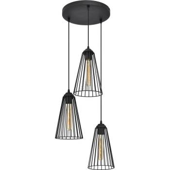 Image 1 of Helam Пендел TORRI 3xE27/15W/230V черен (HE1577)