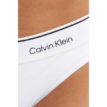 Calvin Klein Долнище на бански Calvin Klein в бяло с меки чашки (KW0KW02428)