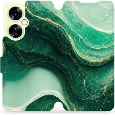 Mobiwear Flip OnePlus Nord CE 3 Lite 5G VP38S Zelený mramor