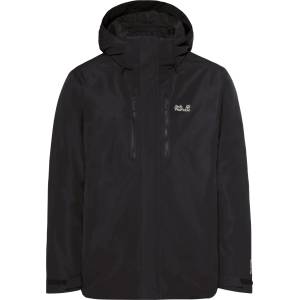 Jack Wolfskin Мъжко 3-в-1 яке Jack Wolfskin Jasper Pro 3in1 Jacket 3-in-1 jacket - Black (004-7735-0113)