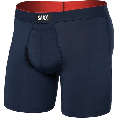 Saxx Мъжко синтетично термобельо Saxx Multi-Sport Mesh Boxer Brief Fly Synthetic base layer - Navy - размер XXL (014-2278-0216)
