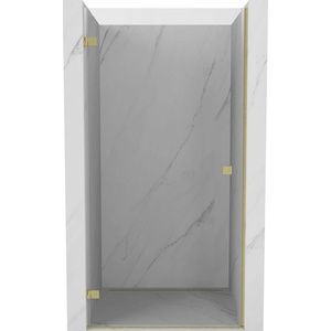 Mexen Lunar-B лява врата за душ кабина 70 см, прозрачна, златна четка - 832-070-000-55-00-L (832-070-000-55-00-L)