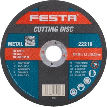 Festa Levior Kotouč řezný 150 x 1,2 x 22,2 mm 22219