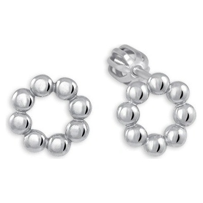 Soliter Minimalistické strieborné náušnice Krúžky 431 001 02805 04