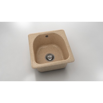 Image 1 of FAT Кръгла мивка Classic 217, Granicite, 860 Pink pastel, с включен сифон