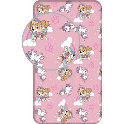 Intermedic Prestieradlo Paw Patrol ružové 90x200