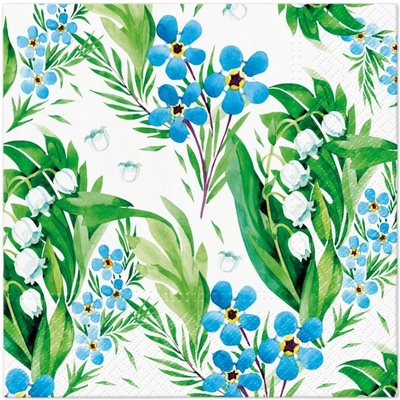TaT Obrúsky Myosotis 33x33cm