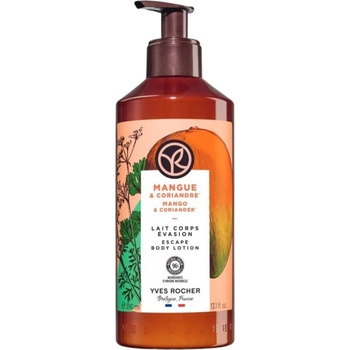 Yves Rocher Bain Nature Мляко за тяло, манго и кориандър, 390 ml