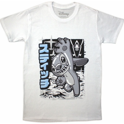 Disney Stitch Jump Black & White Natural