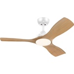 Philips Philips-LED с димер таванен вентилатор OLAS LED/24W/230V Ø 106 cm бял/кафяв + дистанционно управление (P7327)