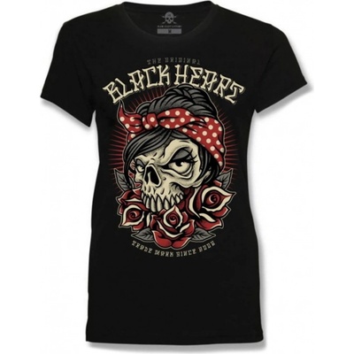 tričko street black heart ALLEN Čierna