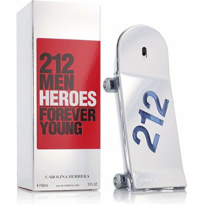 Carolina Herrera 212 Heroes Forever Young toaletná voda pánska 90 ml