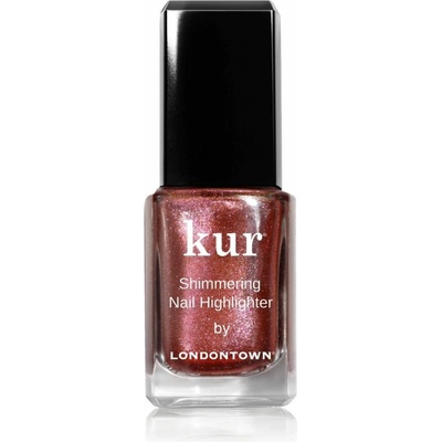 Londontownkur Shimmering Nail Highlighter Molten lak na nehty rozjasňující měděný s třpytkami 12 ml