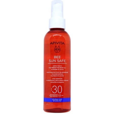 APIVITA Запазващо тена олио за тяло, Apivita Bee Sun Safe Tan Perfecting Body Oil SPF30 200ml