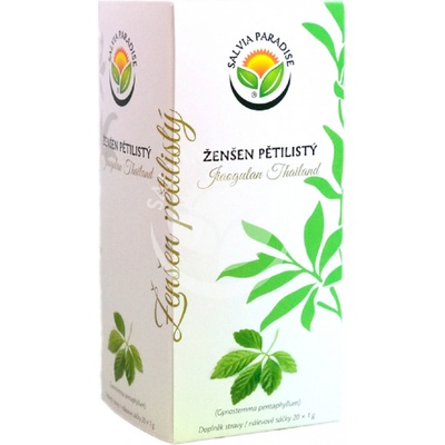 Ženšen pětilistý - Gynostemma pentaphyllum - čajové sáčky - 20 x 1 g