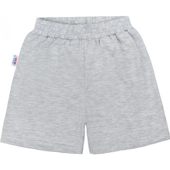 New Baby Detské letné pyžamko Hello s hrošíkom bielo-sivé