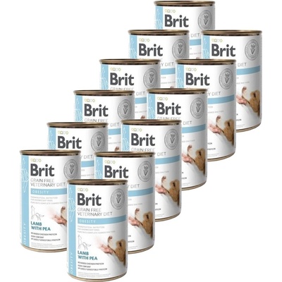 Brit Veterinary Diets GF Dog Obesity 12 x 400 g