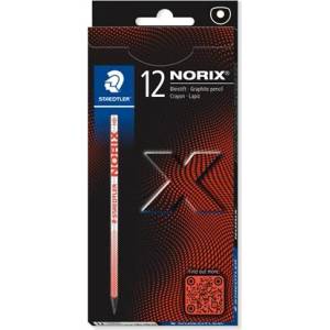 STAEDTLER Графитен молив, HB, STAEDTLER "Norix 181", червен (181 HB-24)