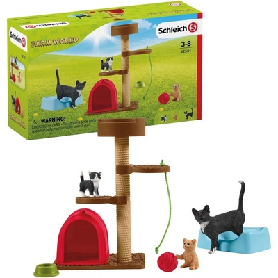 Schleich Farm World 42501 Playtime for cute cats