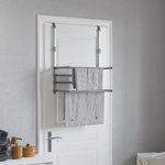 vidaXL Сушилник за балкон, 54x25x42 см, алуминий (154604)