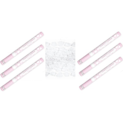 Konfety svadobné 60 cm BIELE okvetné lístky