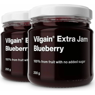 Vilgain Extra džem čučoriedka bez pridaného cukru Multipack 2 x 200 g