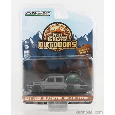 Greenlight Jeep Gladiator Pick up 2021 The Great Outdoors Grey Met 1:64