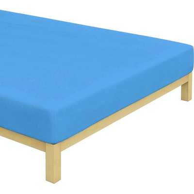 Tiptrade Froté prostěradlo Středně Modré 90x200