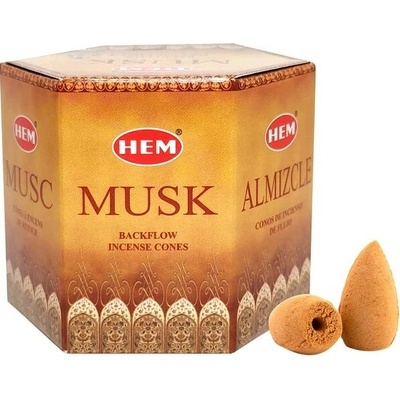 Hem Vonné kužely pro tekoucí dým Musk 40 ks – Zboží Dáma